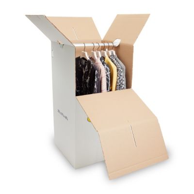 Dymon Moving Box Wardrobe