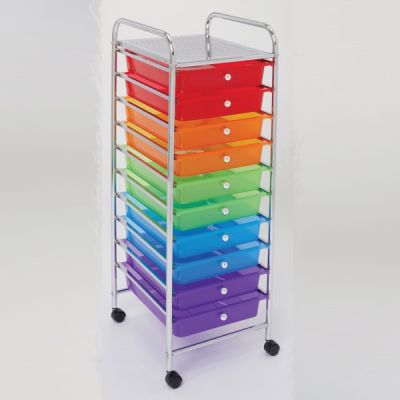 Dymon-Rainbow-10-Drawer-Cart-1