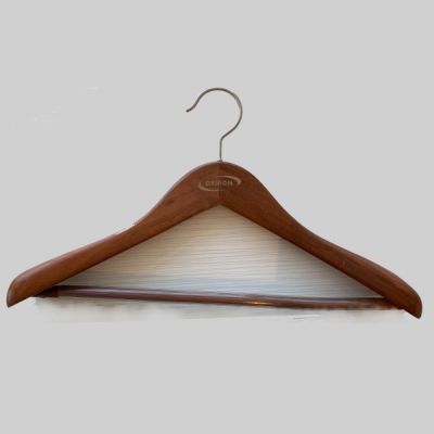 Dymon Quebec Suit Hanger Walnut Finish