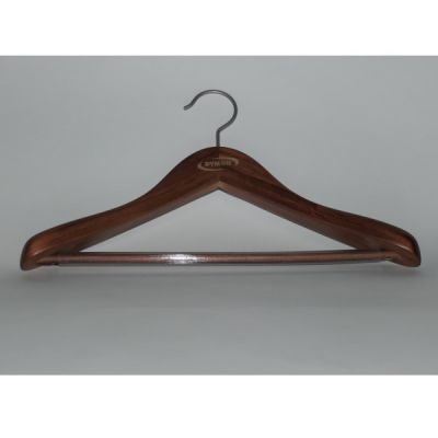 Dymon Quebec Suit Hanger Walnut Finish