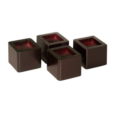 Bed Risers Set Of 4 Wooden