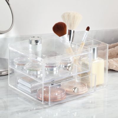 Clarity®-Organizer-Two-Drawer-+-Side-Holder-3