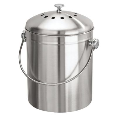 Compost Bin - Brushed Stainless