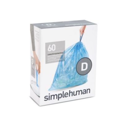 simplehuman Custom Fit Liner D  60pk