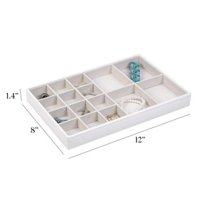 Jewellery-Tray-16-Compartment-White-1