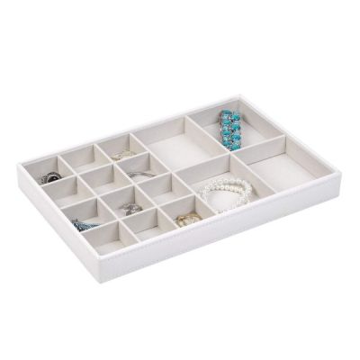 Jewellery-Tray-16-Compartment-White