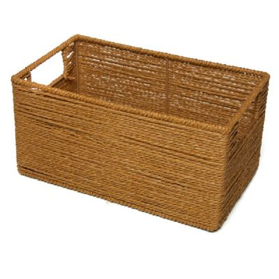 Kelowna Basket Paper Rope Cognac Small