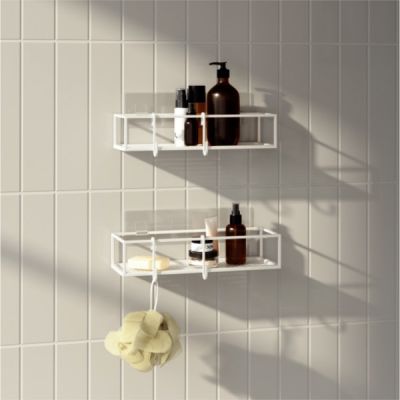 Umbra-Cubiko-Shower-Bin-White-2