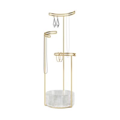 Umbra Tesora Jewelry Stand Brass
