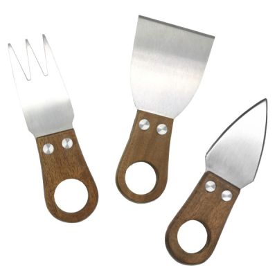 NL Alpine 3pc Cheese Knife Set