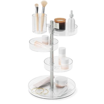 Umbra Pirouette Organizer Clear & Brushed