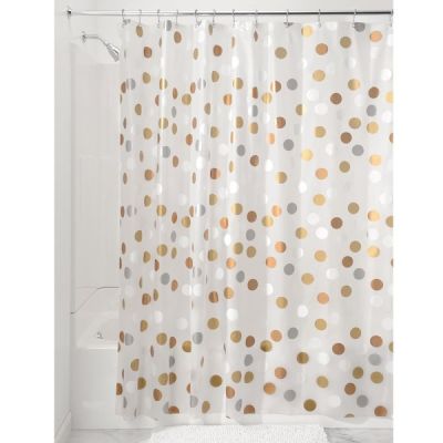 Shower-Curtain-Gilly-Dot-Metallic-PEVA