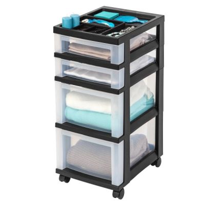 Iris 4 Drawer Storage Cart