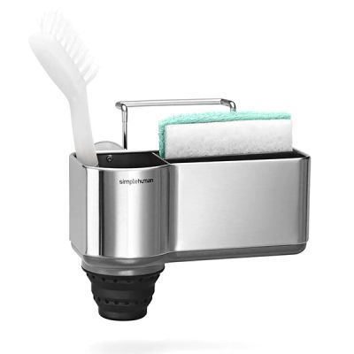 simplehuman sink caddy, brushed stainless steel