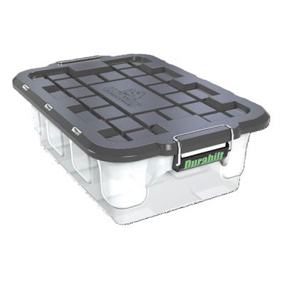 Durabilt Weather-Tight Tote Clear 37.8L