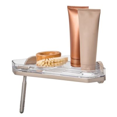 Metropolitan Corner Shower Shelf Satin