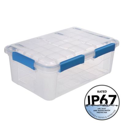 ezystorage Waterproof Clear Tote 32L