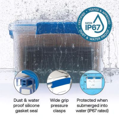 ezystorage-Waterproof-Clear-Tote-32L