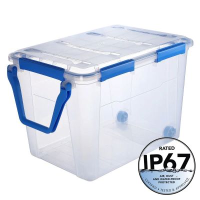 ezystorage Waterproof Clear Tote 100L