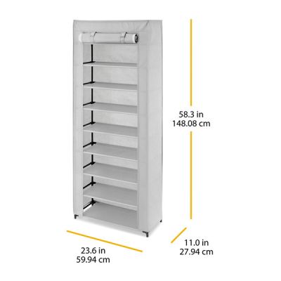 Spacemaker-9-Shelf-Shoe-Closet