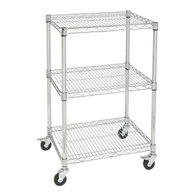 Dymon Wire Shelving Kit Mobile Microwave Cart