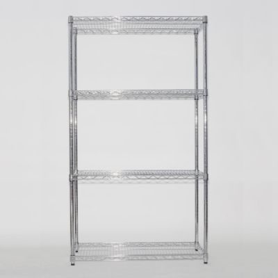 Dymon Wire Shelving Kit 4-Shelf 18x36x74in