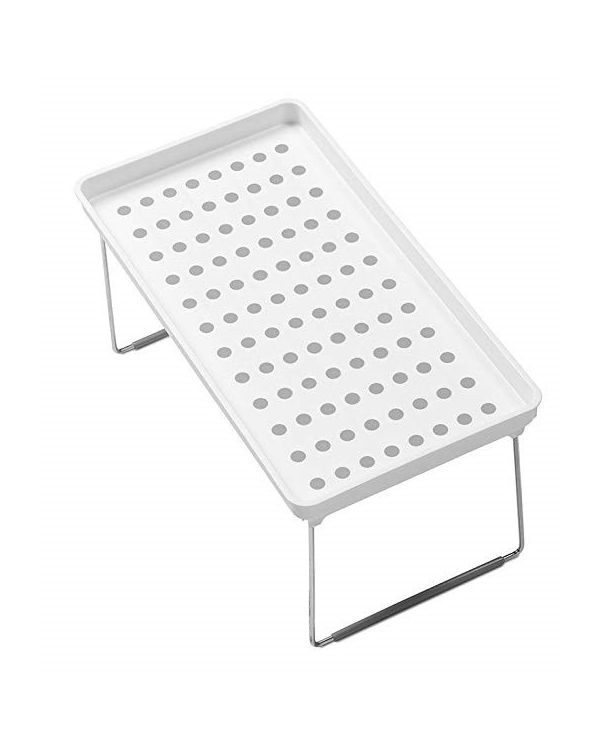 Madesmart® Stacking Cabinet Shelf  Medium- White