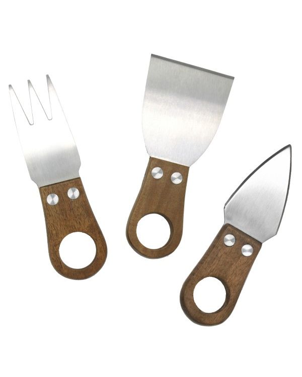 NL Alpine 3pc Cheese Knife Set