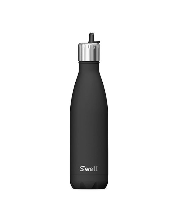 Swell 17oz Bottle w/Flip Straw Black