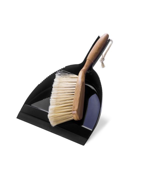 Bamboo Dust Pan Set