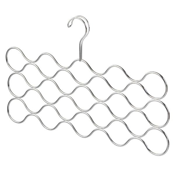 Classico®-Wave-Scarf-Hanger--23-Loop-Chrome-1