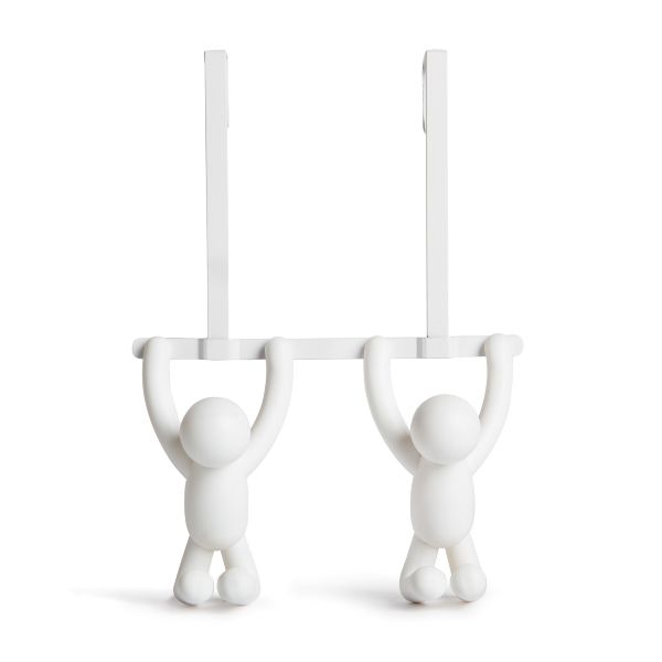 Umbra®-Buddy.--Over-Door-Double-Hook--White-1