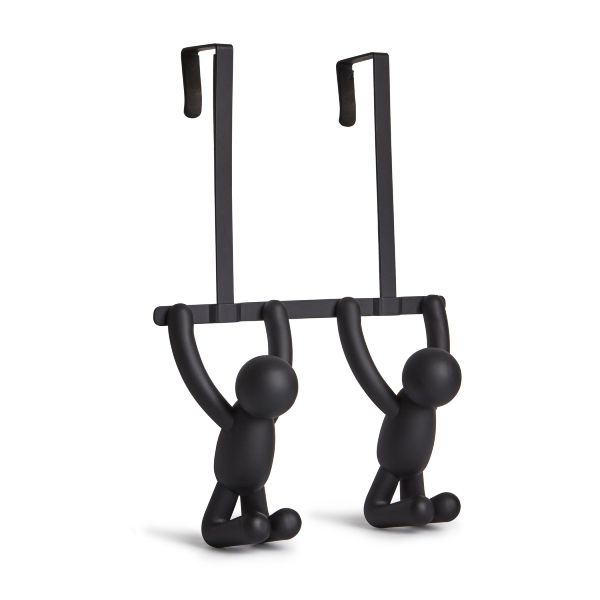 Umbra®-Buddy.--Over-Door-Double-Hook--Black-2