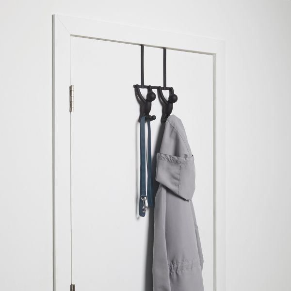 Umbra®-Buddy.--Over-Door-Double-Hook--Black-4