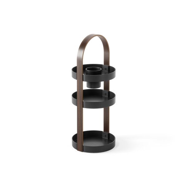 Umbra-Bellwood-Cosmetics-Organizer-Black/Walnut-1