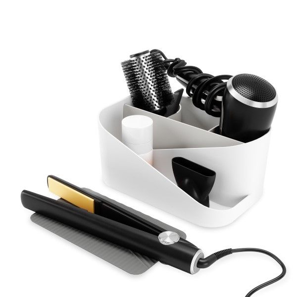 Umbra-Glam-Hair-Tool-Organizer-White