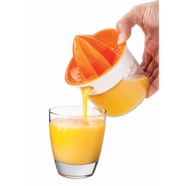 Squeeze-&-Pour-Citrus-Juicer-&-Glass