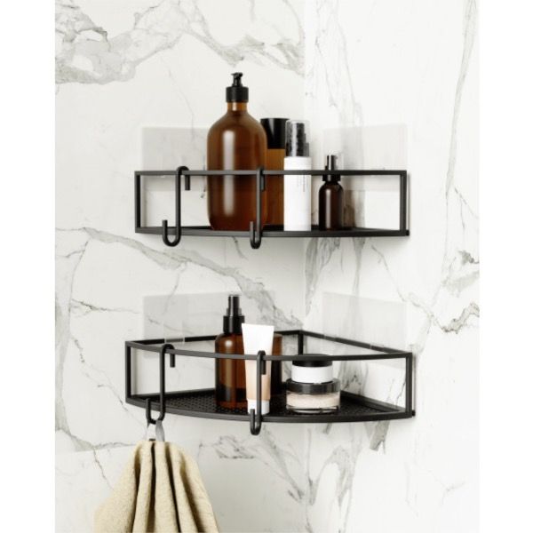 Umbra-Cubiko-Shower-Corner-Bin-Black-2