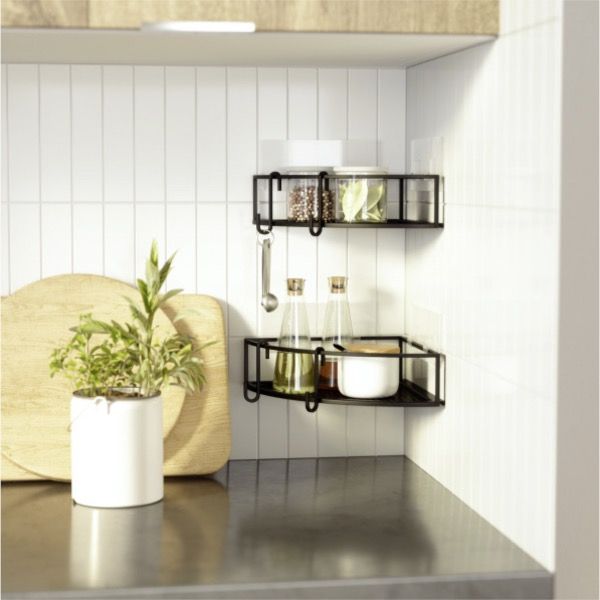 Umbra-Cubiko-Shower-Corner-Bin-Black-3