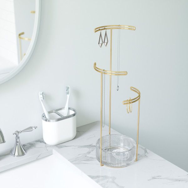 Umbra-Tesora-Jewelry-Stand-Brass-2