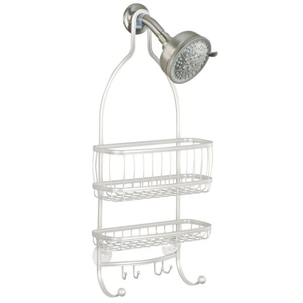 York-Lyra-Shower-Caddy-Pearl-White
