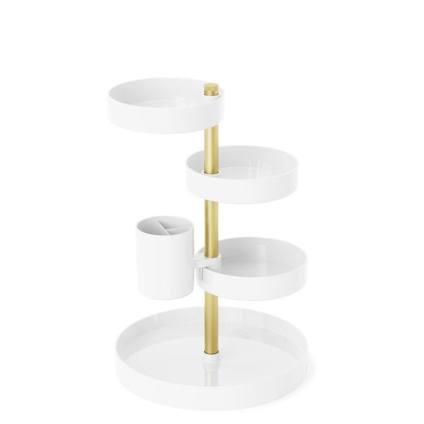 Umbra-Pirouette-Organizer-White-&amp