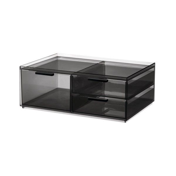 Cosmetic-Organizer-3-Drawer-Wide-Smoke