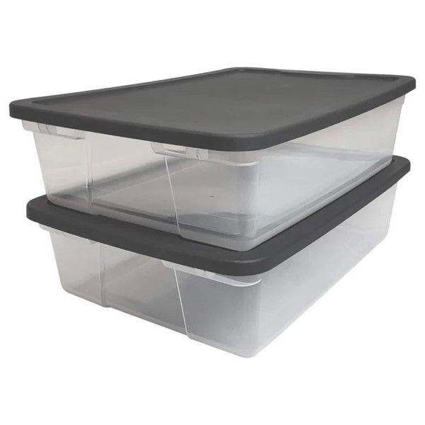 Homz-Snaplock-Underbed-Tote-27L-1