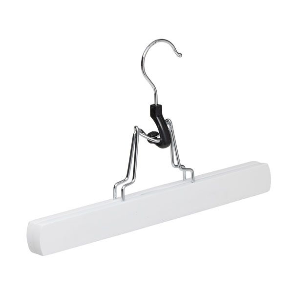 Dymon-Maple-Pant Hangers-White-2pk