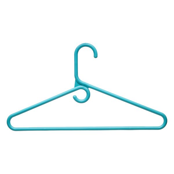 Dymon-Plastic-Clothes-Hanger-Aqua