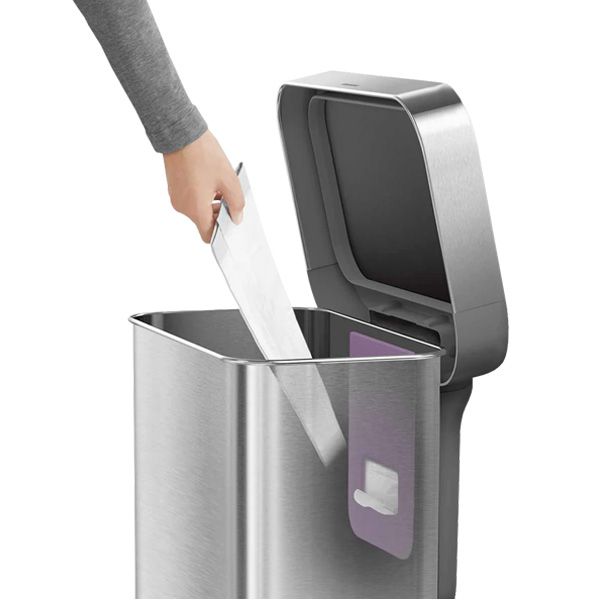 simplehuman-45L-Step-Can-Stainless-Steel