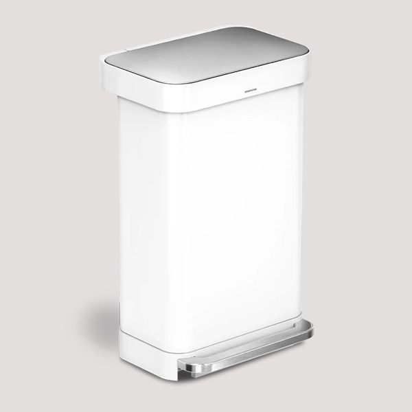 simplehuman-45l-step-can-white