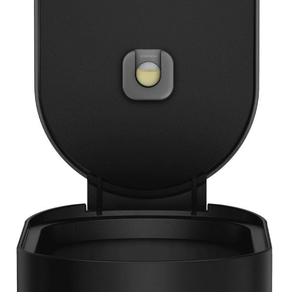 simplehuman-45L-Slim-Step-Can-Black-Steel