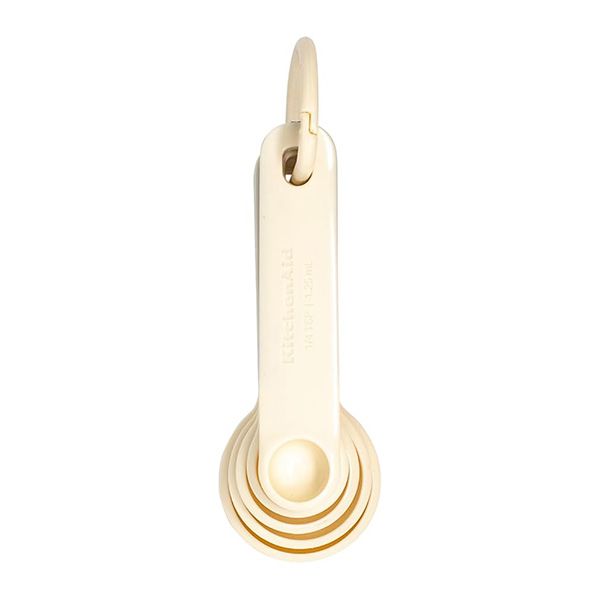 Kitchen-Aid-Set-of-5-Measuring-Spoons---Cream